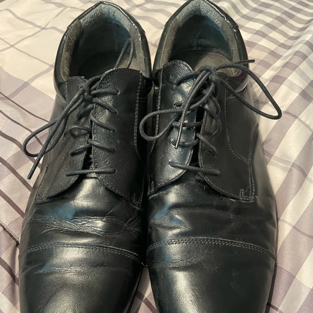 Men’s size 14 black French Shriner dress shoes